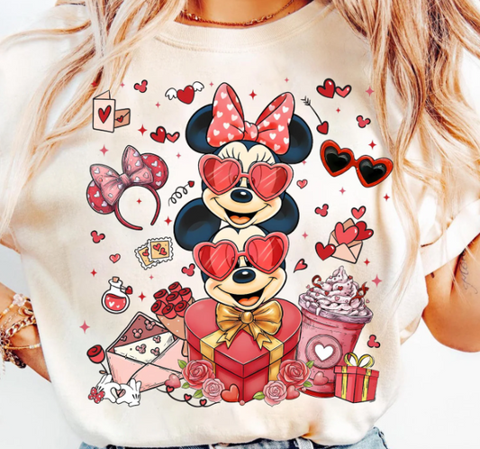 Mice in love - Full Color Transfer DTF