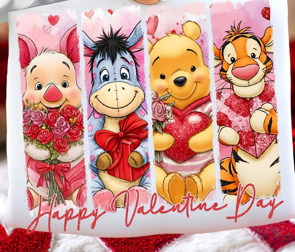Happy Valentine - Full Color Transfer DTF