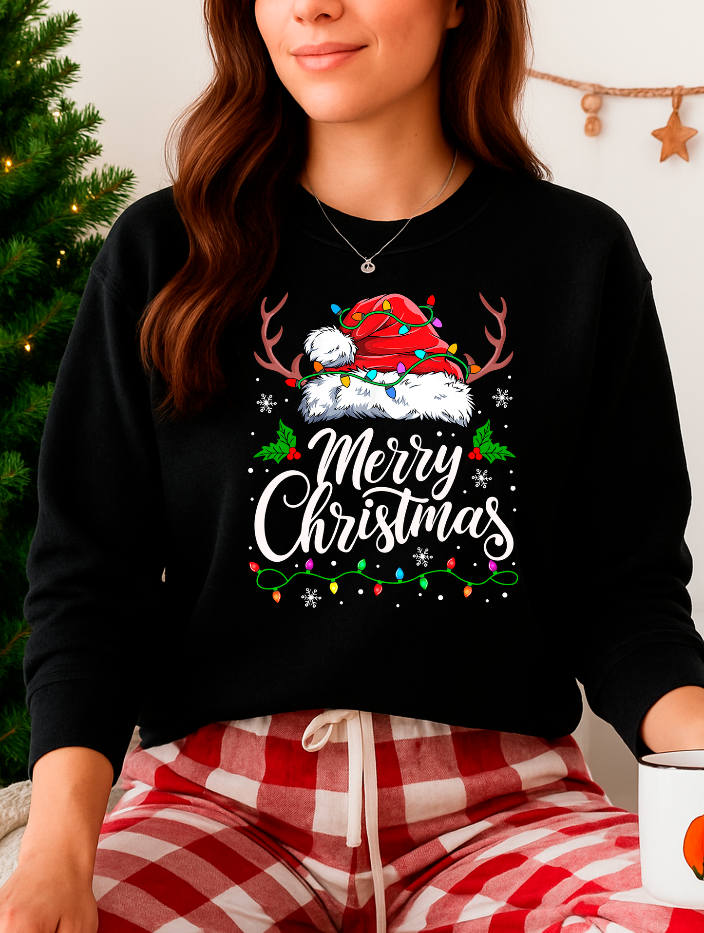 Christmas hat - Full Color Transfer DTF