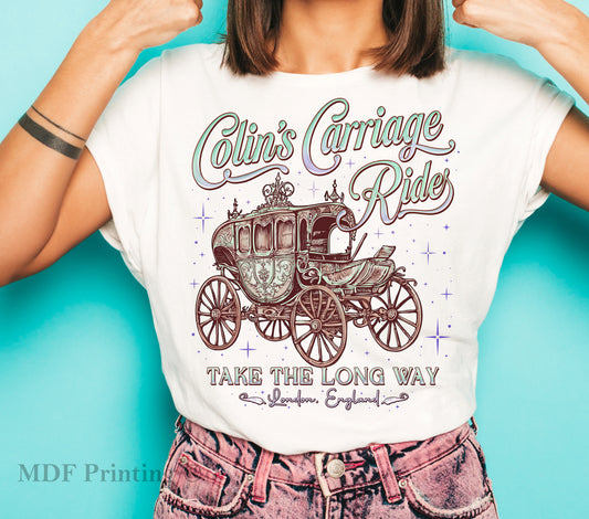 Colin's Carriage Retro - Full Color Transfer DTF