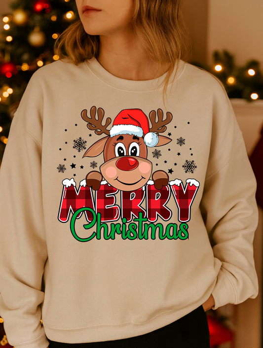 Deer Christmas - Full Color Transfer DTF
