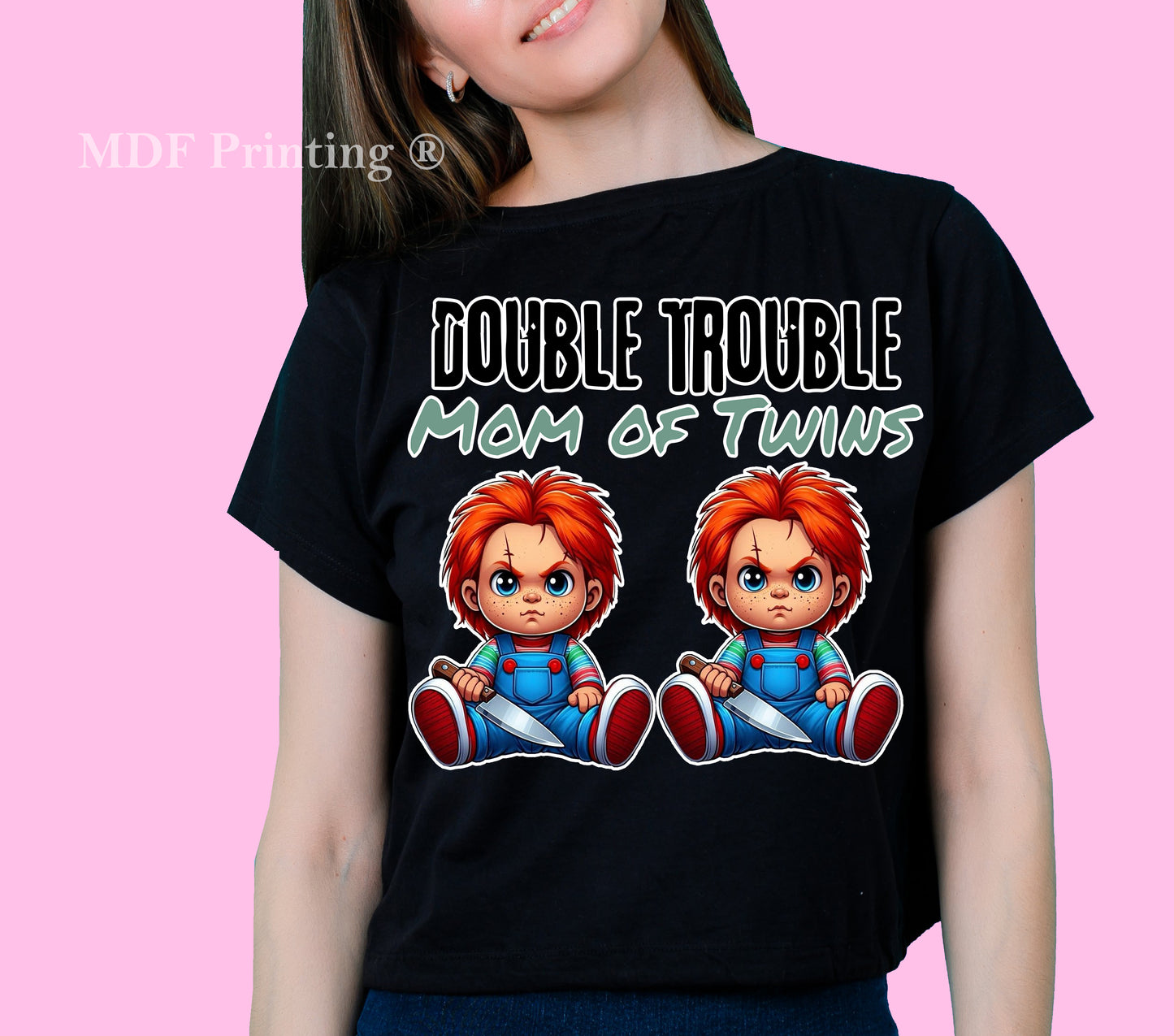 Double Trouble - Full Color Transfer DTF