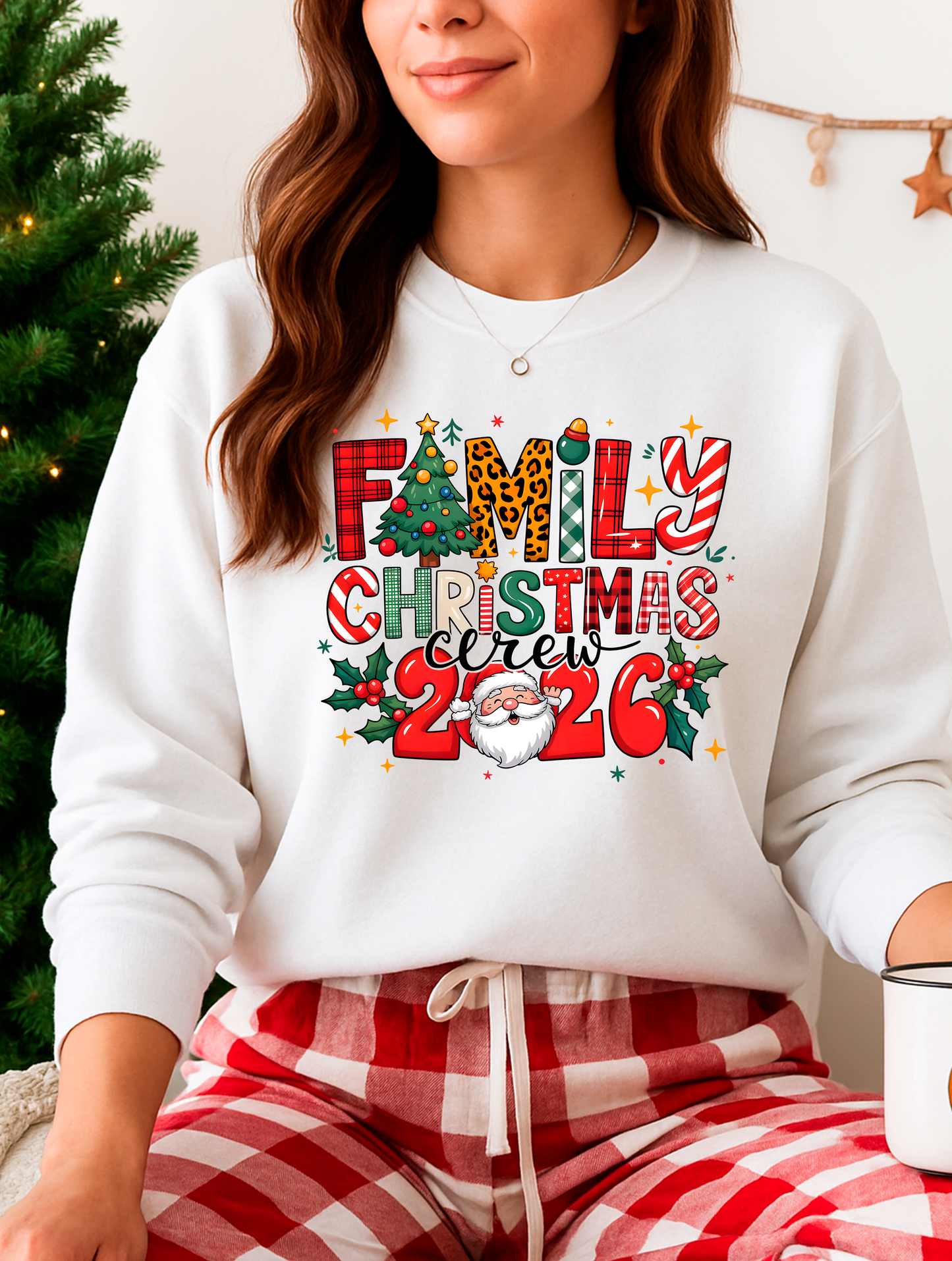 Family Christmas cerew 2026 - Full Color Transfer DTF