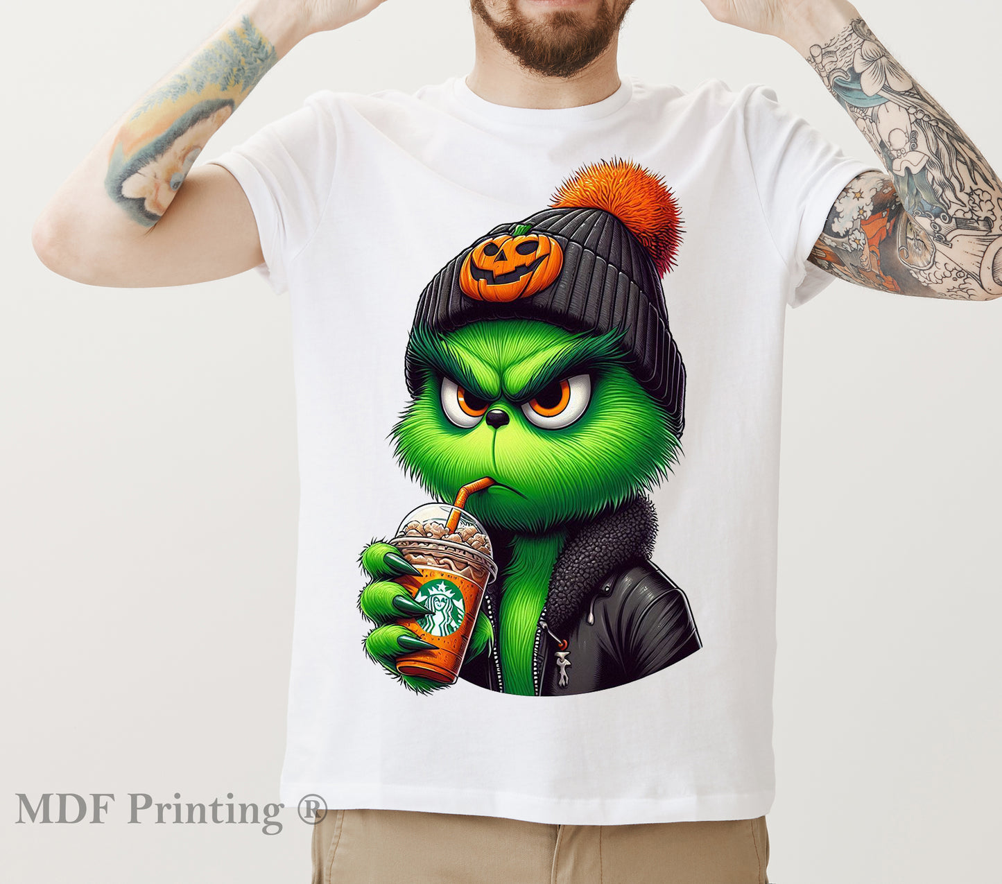 Grinch Halloween - Full Color Transfer DTF