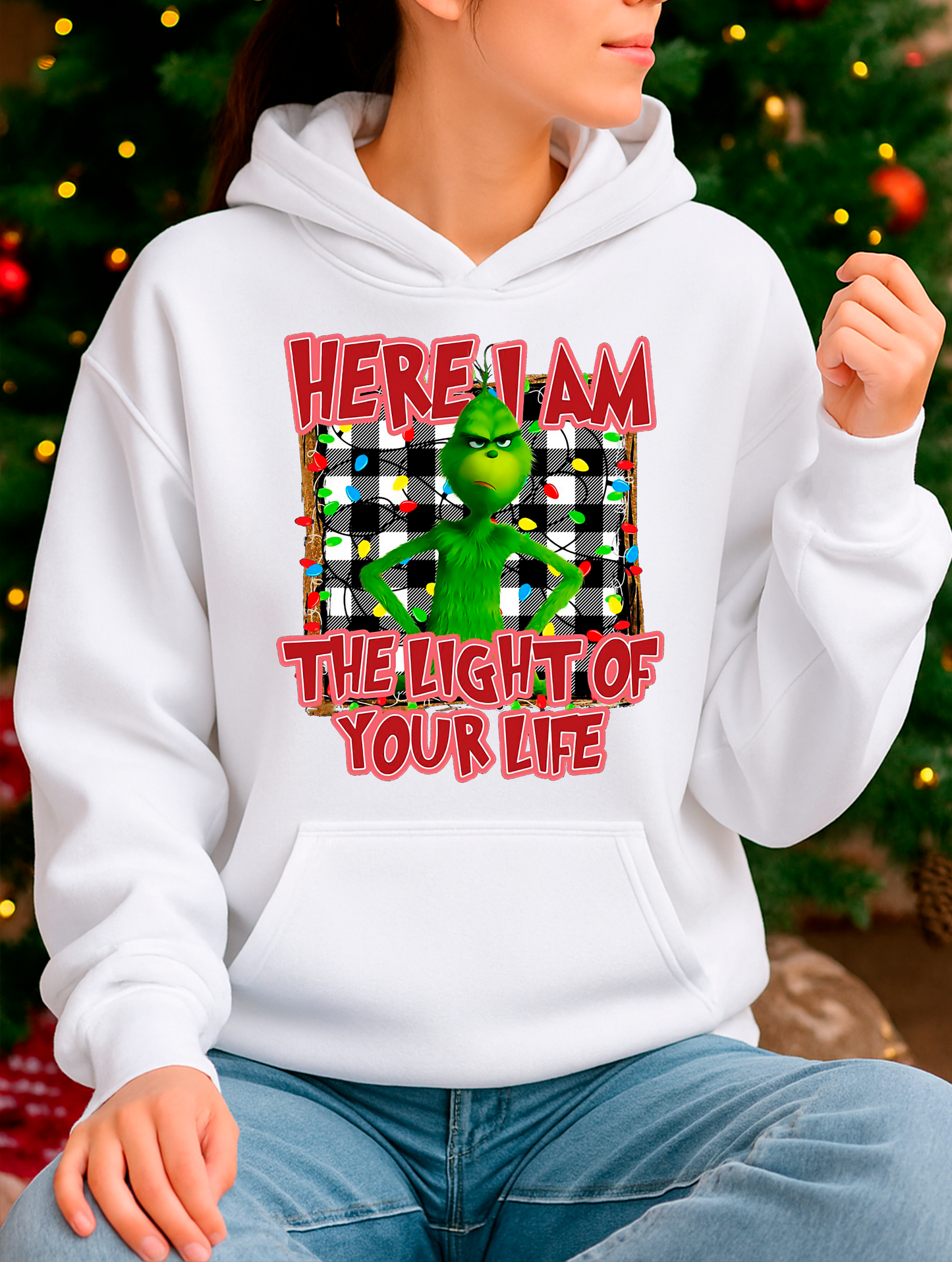 Here I Am The Light of your life - Full Color Transfer DTF