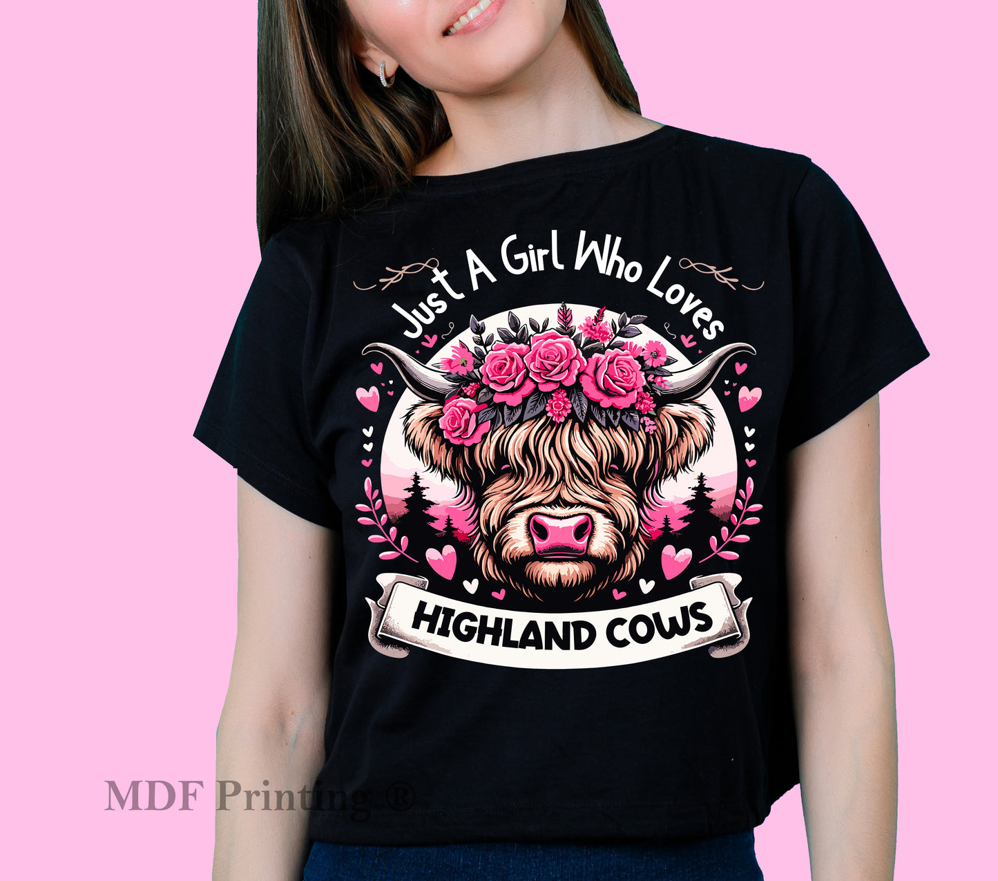 Highland Cows - Full Color Transfer DTF