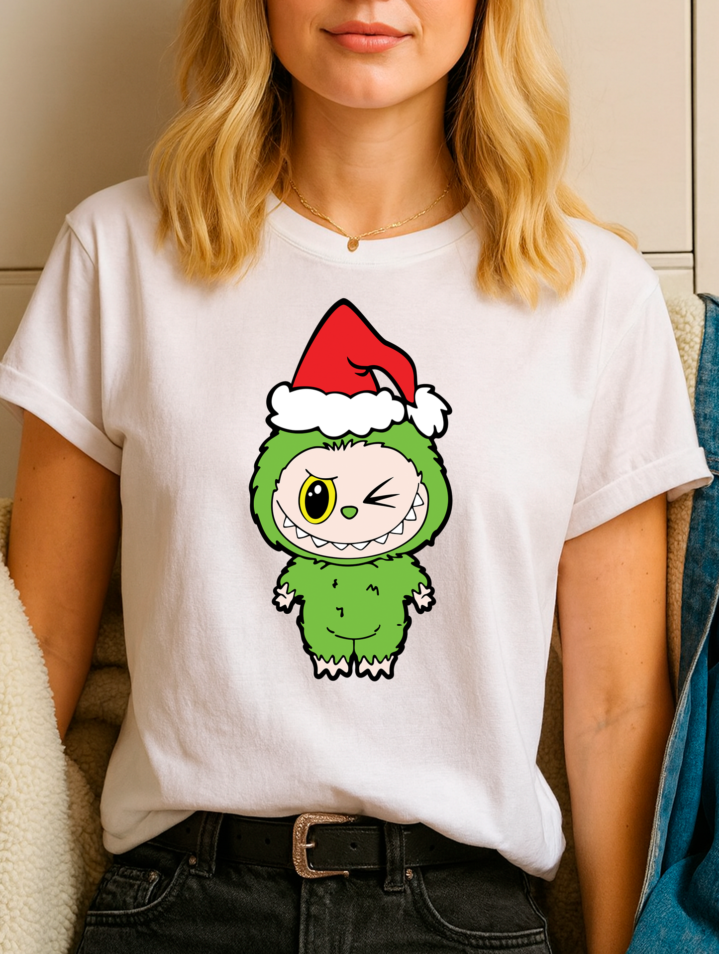 Labubu Green - Full Color Transfer DTF