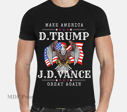 MAGA TRUMP VANCE blackoutfits - Full Color Transfer DTF