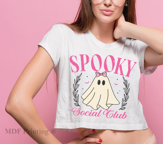 Spooky Social Club- Full Color Transfer DTF